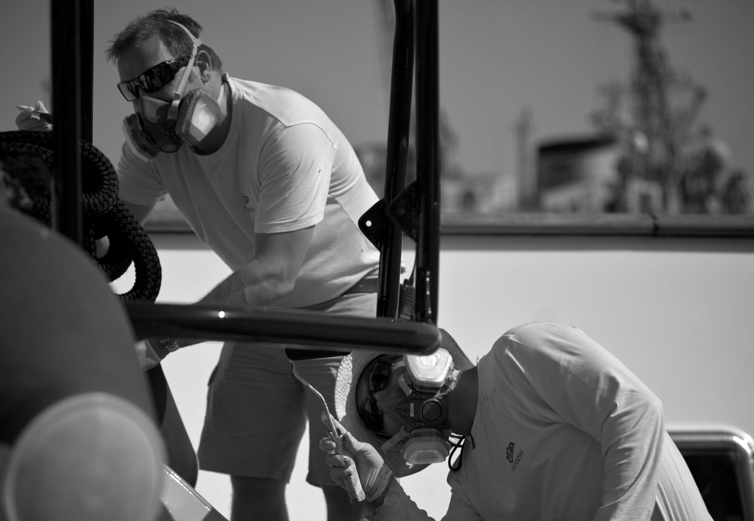 Crew painting